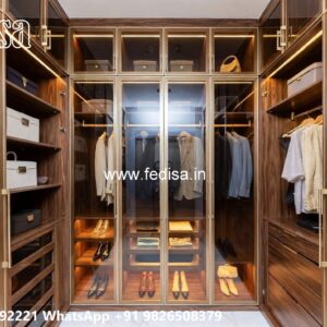 Stylish Wardrobe Design for Contemporary Spaces No-5507