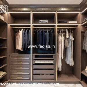 Modern Wardrobe Design with Sleek Storage No-5511