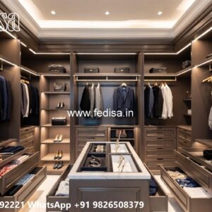 Luxury Wardrobe Design with Functional Features No-5528