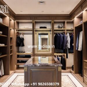 Elegant Wooden Wardrobe Design Trends No-5530
