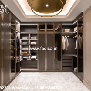 Stylish Wardrobe Design with Luxury Decor No-5532