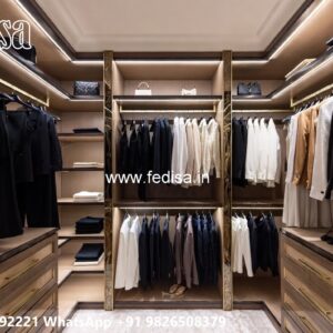 Smart Wardrobe Design with Stylish Storage No-5538