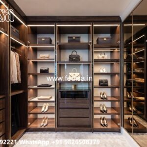 Luxury Wardrobe Design with Elegant Layout No-5542