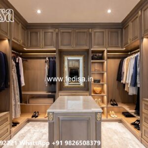 Luxury Wardrobe Design with Smart Organization No-5549
