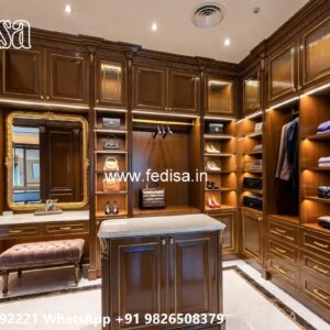 Space Saving Wardrobe Design with Luxury Appeal No-5553
