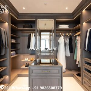 Elegant Wardrobe Design for Luxury Homes No-5606
