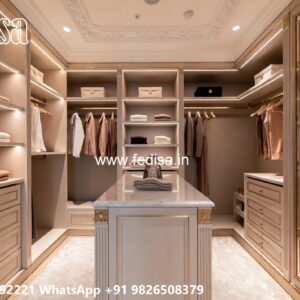 Contemporary Wardrobe Design with Smart Features No-5616