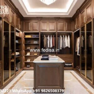 Stylish Wardrobe Design for Modern Villas No-5619