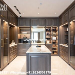 Premium Sliding Wardrobe Design with Mirrors No-5626