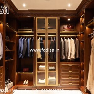 Modern Wardrobe Design with Space Saving Features No-5628