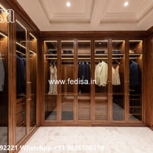 Contemporary Wardrobe Design with Sleek Doors No-5639