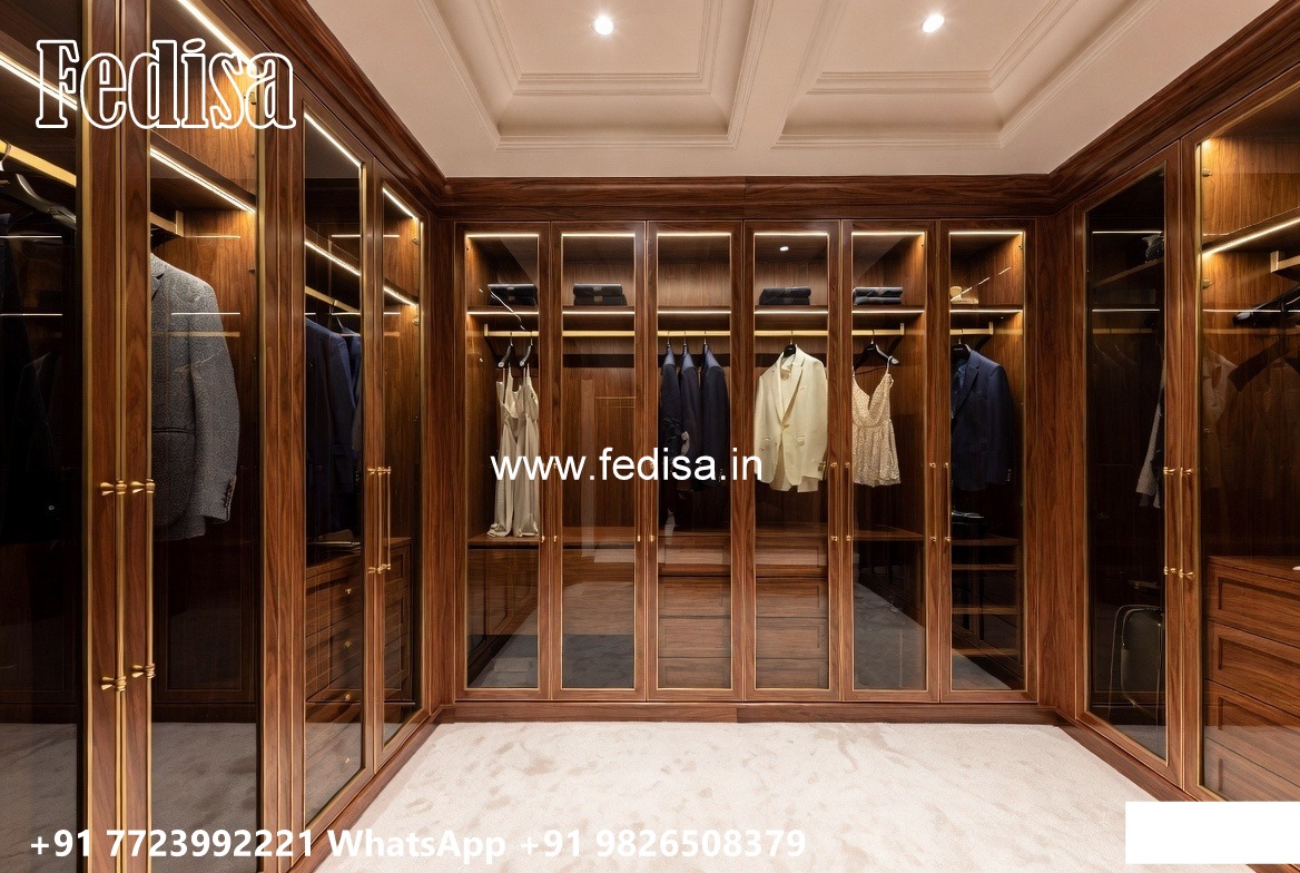 Contemporary Wardrobe Design with Sleek Doors No-5639