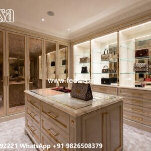 Modern Wardrobe Design with Stylish Lighting No-5643