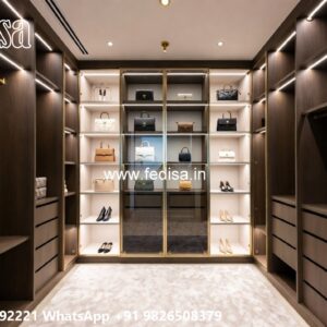 Smart Wardrobe Design with Elegant Interiors No-5661