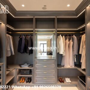 Luxury Wardrobe Design with Designer Details No-5667