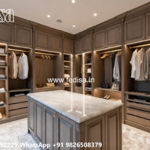 Stylish Wardrobe Design with Contemporary Storage No-5678