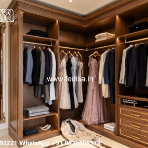 Traditional Wooden Wardrobe Design for Homes No-5997
