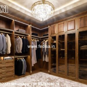 Classic Wardrobe Design with Decorative Panels No-6013