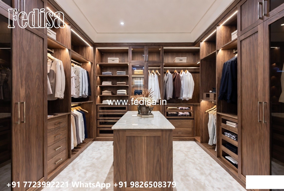 Classic Wardrobe Design with Carved Doors No-6026