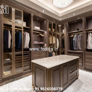 Classic Wardrobe Design for Luxury Villas No-6042