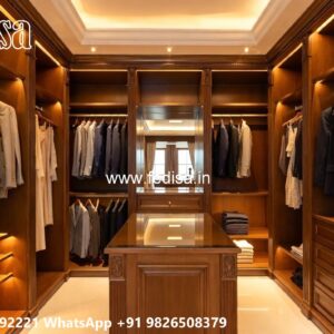 Classic Wardrobe Design with Elegant Storage No-6049