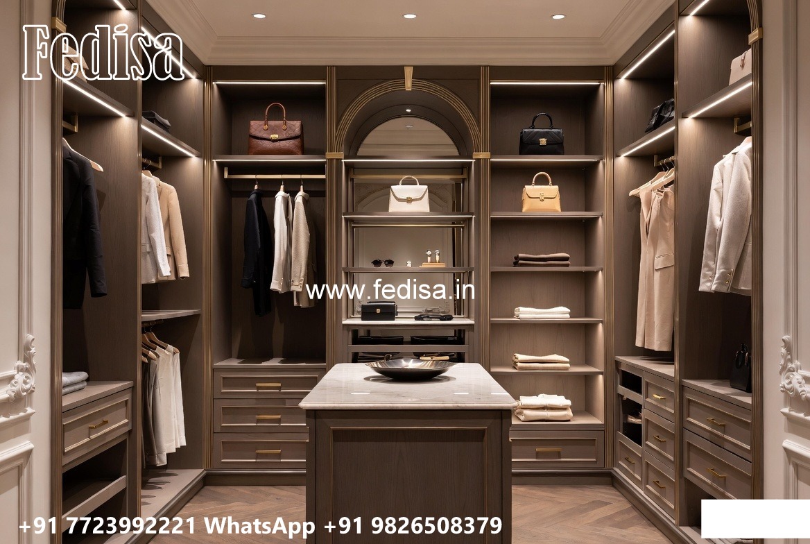 Classic Wardrobe Design with Luxury Storage No-6097