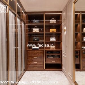 Traditional Wooden Closet Design Ideas No-6107