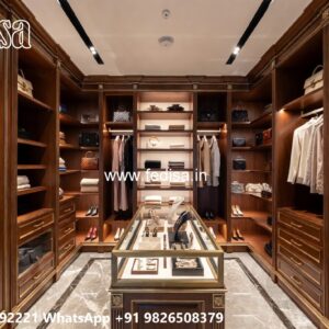 Elegant Wardrobe Design with Antique Style No-6109