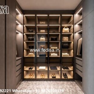 Traditional Wardrobe Design with Elegant Storage No-6118