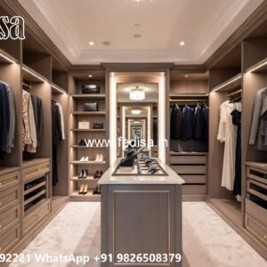 Classic Bedroom Closet with Luxury Details No-6119