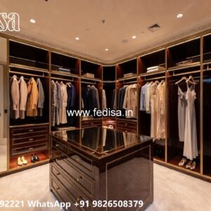 Classic Wardrobe Design with Stylish Storage No-6155