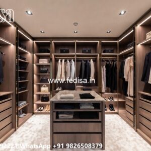 Traditional Closet Design with Premium Finish No-6158