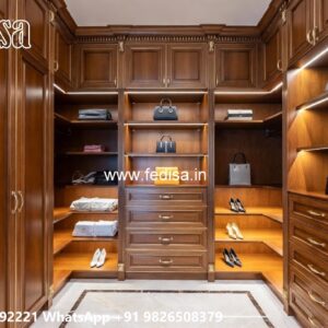 Royal Wooden Closet with Artistic Craftsmanship No-6164