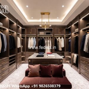 Luxury Classic Wardrobe with Rich Texture No-6166