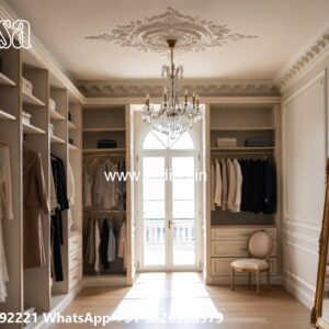 Timeless Wardrobe Design with Elegant Features No-6175