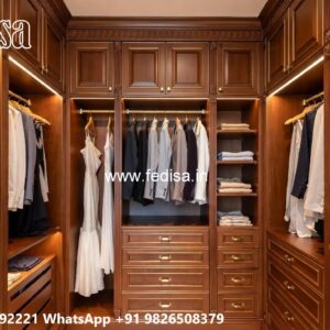 Timeless Closet Design with Wooden Beauty No-6187