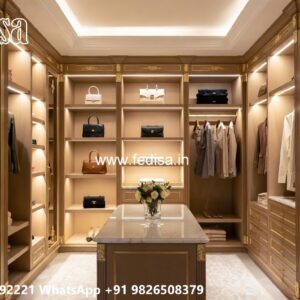 Traditional Wooden Closet with Premium Appeal No-6195