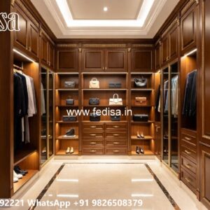 Elegant Bedroom Wardrobe with Rich Finish No-6197