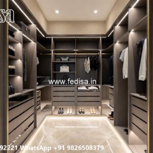 Traditional Closet Design with Artistic Finish No-6201