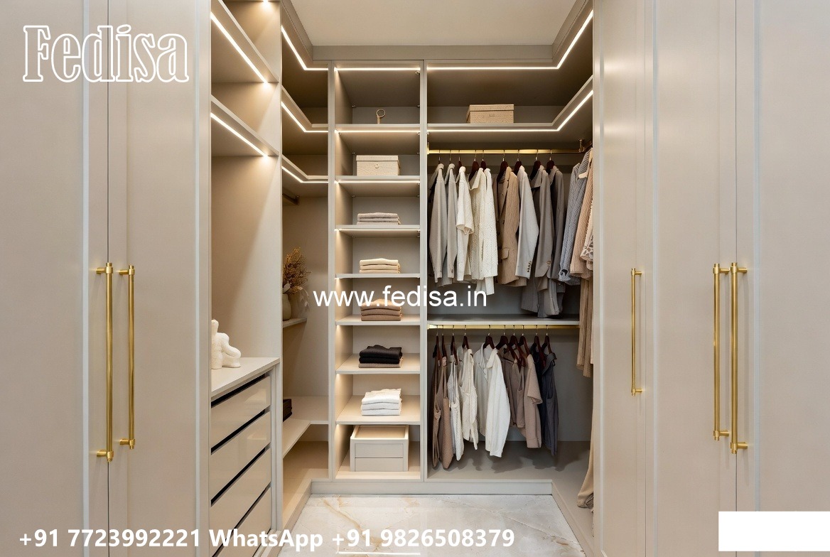 Vintage Wooden Closet with Luxury Touch No-6203