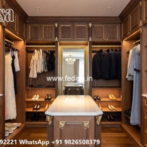 Luxury Traditional Wardrobe with Mirror Finish No-6206