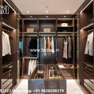 Traditional Bedroom Closet with Luxury Finish No-6231