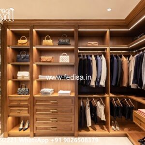 Classic Closet Design with Elegant Details No-6255