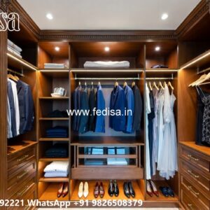 Vintage Bedroom Closet with Luxury Finish No-6256
