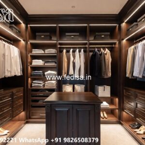 Antique Wooden Wardrobe with Elegant Finish No-6263