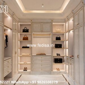Elegant Closet Design with Decorative Charm No-6274