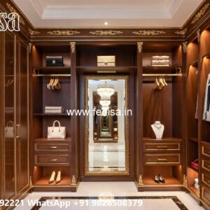 Traditional Wardrobe Design with Elegant Craftsmanship No-6289