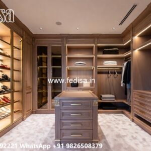 Elegant Wooden Wardrobe Design for Master Bedrooms No-6297