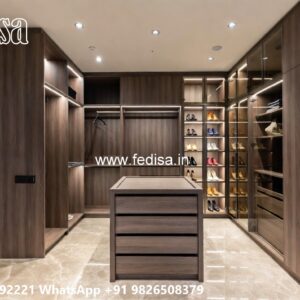 Beautiful Wardrobe Design with Mirror Finish No-6306