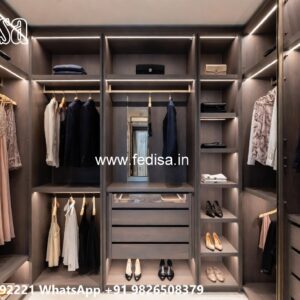 Wardrobe Design Ideas with LED Lighting No-6309